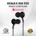 REMAX RM 510 In-Ear Earphone - Black - Headphone - Headphone - Ear Phone - Earphone - Headphone #low_price_headphone #REMAX RM 510 Wired Earphone new unique headphone black. 