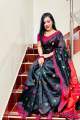 Traditional Handloom Half Silk Ball Moni Jamdani Saree - Elegant Choice for Women - Ideal for All Seasons and Occasions. 