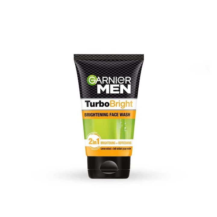Indian product Skin care Garnier Men Turbo Bright face wash used for male - 100 ml