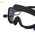 Swim Glasses Wide View Waterproof Outdoor Swimming Goggles with Ear Plug. 