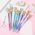 1pcs Kawaii Cute 0.5 mm Black Ink Signature Pen School Office Writing Supplies.