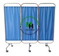 Mild Steel 3 Part Bed Side Partition for Hospital (Screen Stand).