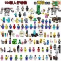 XL03 Minecraft Compatible Lego Bricks 16 Figures 16 Figures Creeper Fear Steve Cross Border Toy. 