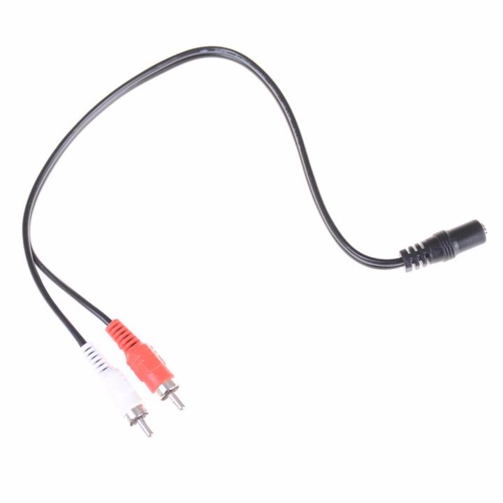 flowers%203.5mm%201/8''%20Stereo%20Female%20To%202%20Male%20Rca%20Jack%20Adapter%20Aux%20Audio%20Y%20Cable%20-%20Image%205