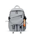 Zebra Fashionable Laptop Bag and Travelling Backpack Gray SZ005. 