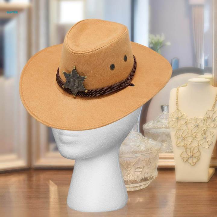 Cowboy Hat Wide Brim Stylish Sun Hat for Stage Performance Fishing