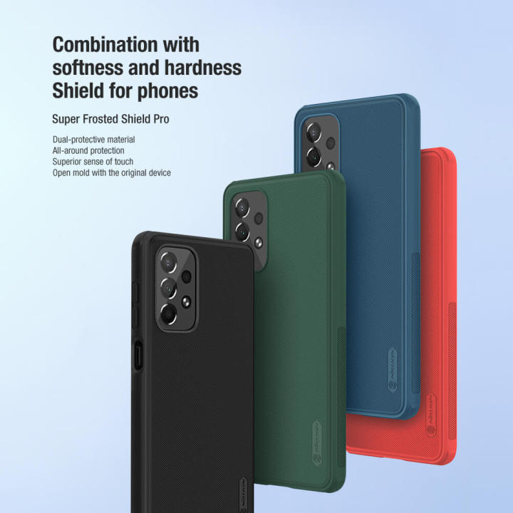 Nillkin%20%7B%20Samsung%20Galaxy%20A73%20%7D%20Super%20Frosted%20Shield%20Pro%20Matte%20cover%20case%20for%20Samsung%20Galaxy%20A73%205G%20Smart%20Phome%20Back%20Cover%20Case%20-%20Black%20-%20Image%206