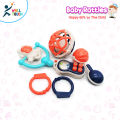 Five Pcs MIMI BELL ERES For New Born Baby Rattle & Teether. 