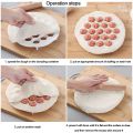 19 Holes Dumpling Mold Rolling Pin Machine Plastic Ravioli Maker DIY Meat Dumpling Tools Kitchen Gadget Baking Pasta Accessories. 