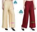 Comfort and flexible  casual use china linen palazzo for Womans ( 2pcs combo ). 