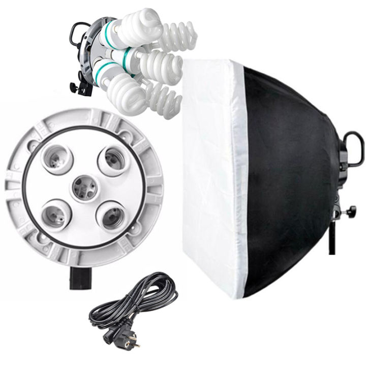 Godox%20TL-5%20%205in1%20Bulb%20Head%20Multi-Holder%20Tricolor+Light%20Stand+softbox%2060*60cm%20Camera%20Photography%20Lighting%20-%20Image%204