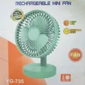 JOYKALY YG-735/717  Rechargeable Lithium Battery Multiple Modes Portable Desk Fan. 
