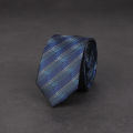 In Stock Tie Father's Day Gift Woven Tie 8 cm Yarn-Dyed Business Casual Tie Men's Wholesale.