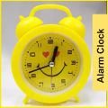 Double Bell Desk Table Alarm Clock Smiley.