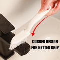 Multi-purpose Floor Wall Tile Corner Gap Cleaning Brush Short Handle Household Bathroom Kitchen Cleaning Tool. 
