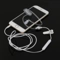 Single Headphone Secret Service Air Tube 3.5mm Anti Radiation Mobile Phone Earphone With Air Pipe Mic For Phone for Samsung. 