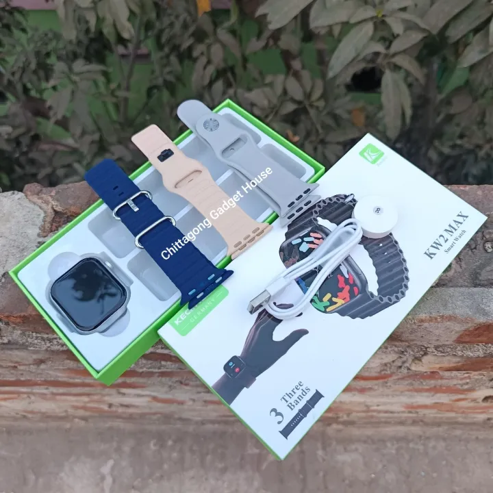 KEQIWEAR%20KW2%20Max%20HD%20Curved%20Screen%20Wireless%20Charging%20&%20Multi%20Functional%20Smartwatch%20With%203%20Bands%20-%20Image%205