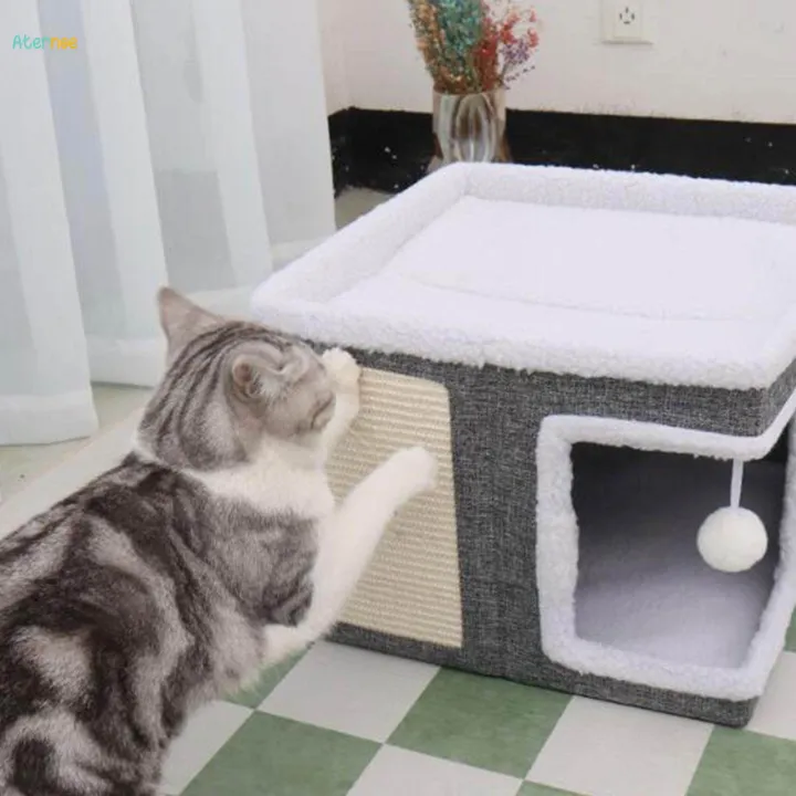 Pet%20Cat%20House%20Sisal%20Cat%20Mansion%20Storage%20Kitty%20Cave%20Bed%20Cat%20Houses%20for%20-%20Image%205