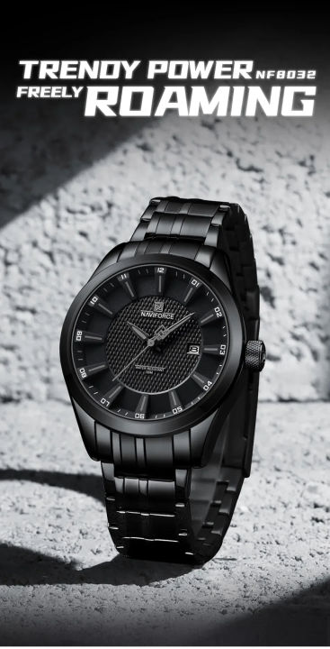 NAVIFORCE%208032%20%20Alloy%20Quartz%20watches%20Stainless%20Steel%20strap%20with%2030m%20water%20resistance%20wristwatch%20For%20Men%20Casual-%20Black%20-%20Image%205