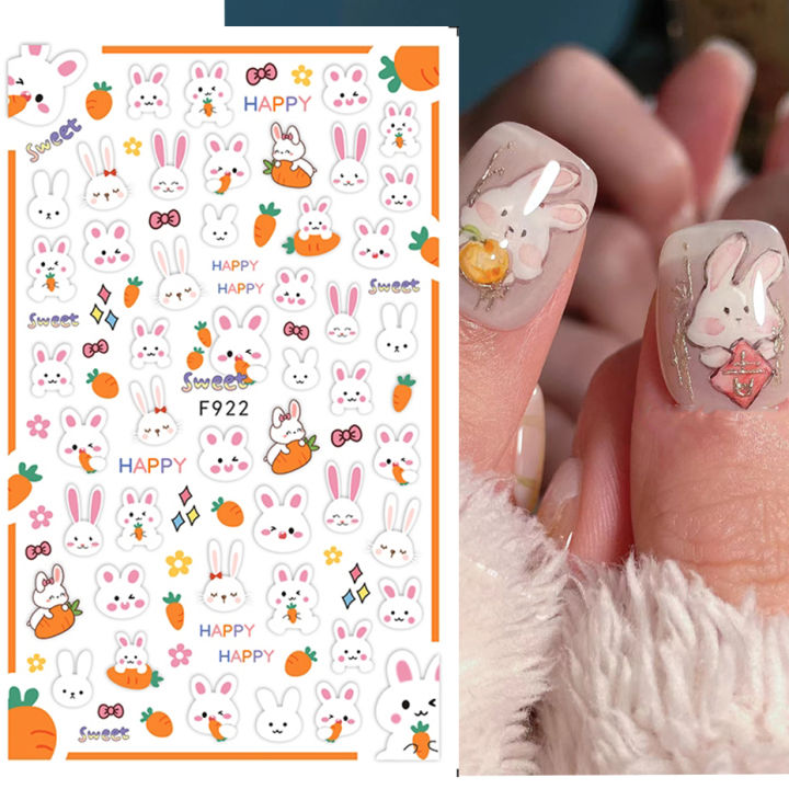 Easter%20Bunny%20Nail%20Stickers%20Cute%20Cartoon%20Rabbit%20Animal%20Heart%20Flower%20Lucky%20Words%203D%20Slider%20Valentine%20Manicure%20Accessories%20-%20Image%203
