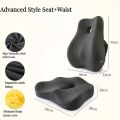 Memory Foam Seat Cushion Office Chair Cushion Car Seat Support Waist Pillow Massage Buttocks Pad Pain Relief Orthopedic Pillow.