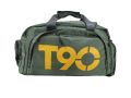 T90 Duffel Sports Travel Bag with Shoe Compartment travel bags gym backpack.