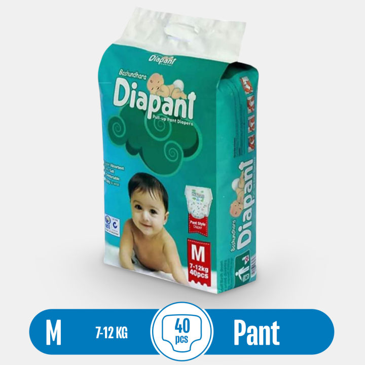 Bashundhara Diapant-Standard Series M (7-12KG) 40Pcs