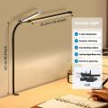 Double/Single Head LED Desk Lamp Dimmable Clip On USB Reading Table Light 3 Lighting Modes Flexible Study Table Lamp.