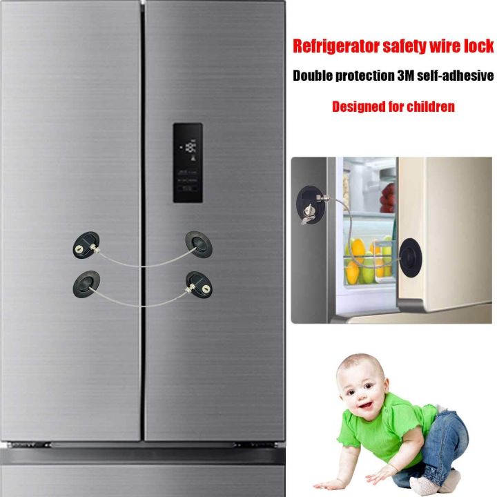 Durable%202%20Pieces%20Refrigerator%20Door%20Lock%20Strong%20Adhesive%20Freezer%20Door%20Lock%20File%20Drawer%20Lock%20Child%20Safety%20Cupboard%20Lock%20with%20Key%20-%20Image%209