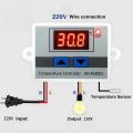 XH-W3001 Digital Heat & Cool Temperature Controller thermostat with LED display for Incubator Aquarium Water Heater Temp Regulator AC 220V. 