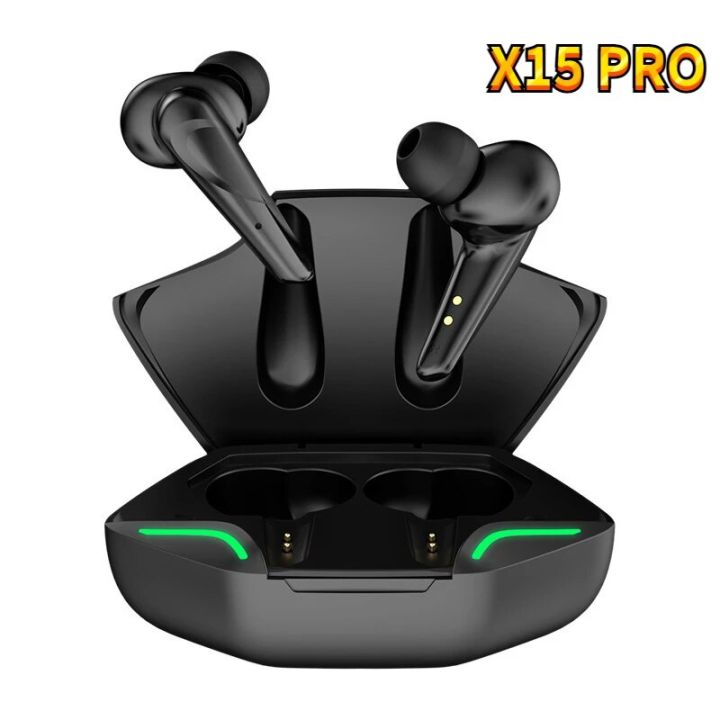 X15 Wireless Gaming bluetooth Headset TWS Stereo Earbuds Low Latency  Earphone Bluetooth Headphone With Mic for iPhone Xiaomi