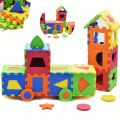 Eva Puzzle New Product 36 Pieces of 9.0cm EVA Geometric Figure Puzzle Floor Mat Mini Foam Puzzle Board Assembly Toy Baby ToysRug.