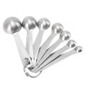 Baking Measuring Spoon Kit, Corrosion Proof Measuring Spoon Set Stainless Steel 7 PCS for Bakery. 