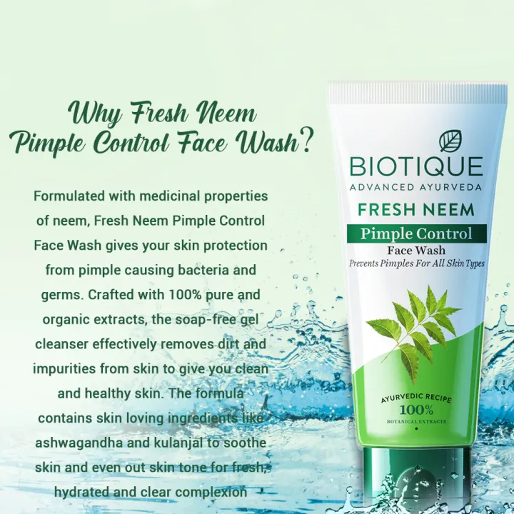 Biotique%20Fresh%20Neem%20Pimple%20Control%20Face%20Wash%20Prevents%20Pimples%20For%20All%20Skin%20Types,%20100ml%20-%20Image%204