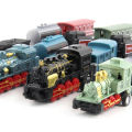 【Toy life hall】GC 1:60 Simulation Alloy Train Toys Retro Steam Pull-back Train Model For Children Home. 