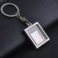 1pc Chic Transparent Clear Insert Photo Picture Frame Key Ring Chain Keychain MJD.