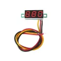 LED Display Mini 0.36 inch DC 0-100V Digital Voltmeter 100V Volt Panel Indicator Monitor Voltage Meter - Compact LED Voltage Display Solution. 