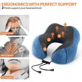 U Shaped Rebound Memory Foam Neck Pillows Soft Travel Pillow Massage Sleeping Neck Pillow Cervical For Car Office Sleeping Aid. 