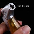 1 pcs Butane Jet Torch Lighter Plastic Windproof Cigar Lighter Gas Fuel visible. 