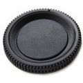 Black Rubber Wrapped Plastic Eyecup Eyepiece DK-20 for Nikon D5100 & Black Plastic Camera Body Cover + Rear Lens Cap. 