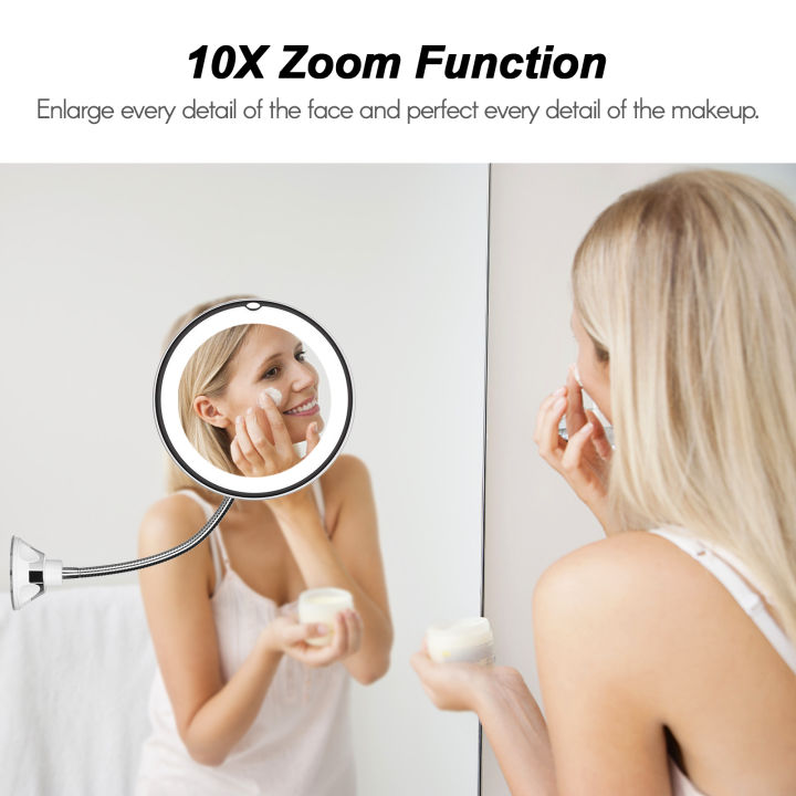 Migeet%2010X%20Magnifying%20Makeup%20Mirror,%20LED%20Mirror%20Adjustable%20Flexible%20Gooseneck%20Locking%20Suction%20Cosmetic%20Mirror,%20Magnification%20Mirrors,Vanity%20Mirror%20For%20Bedroom%20Bathroom%20-%20Image%207