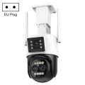 QX103 Humanoid Recognition AI Alarm WiFi Dome Triple IP Camera Triple Camera.