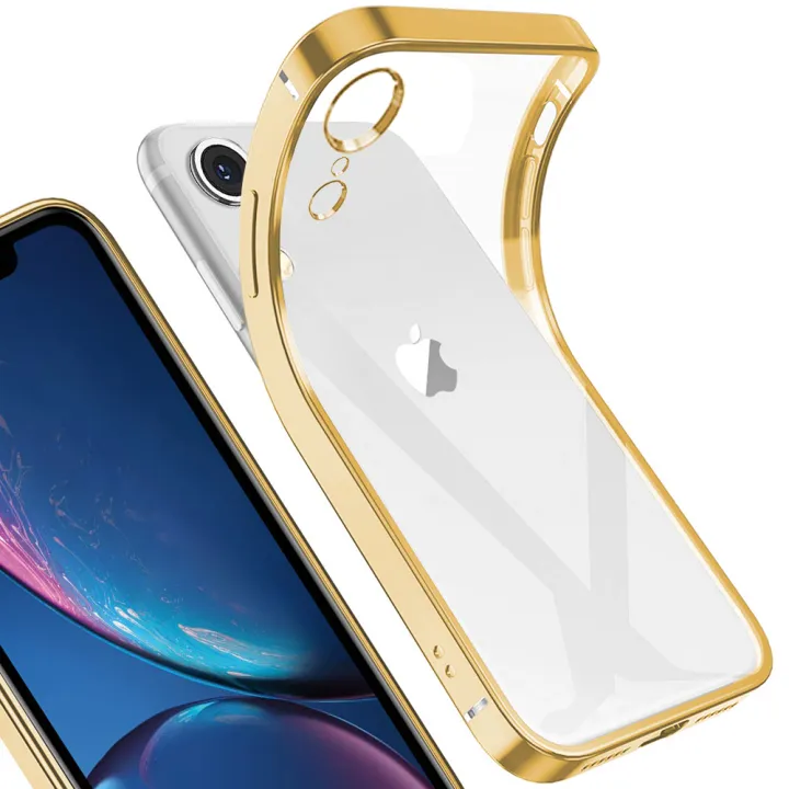 For%20Apple%20iPhone%20XR%20Lightweight%20Transparent%20Crystal%20Soft%20Gel%20TPU%20Square%20Plating%20Bumper%20Protective%20Case%20Cover%20-%20Image%203