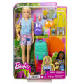 Barbie Doll And Accessories It Takes Two “Malibu” Camping Doll And 10+ Pieces-HDF73. 