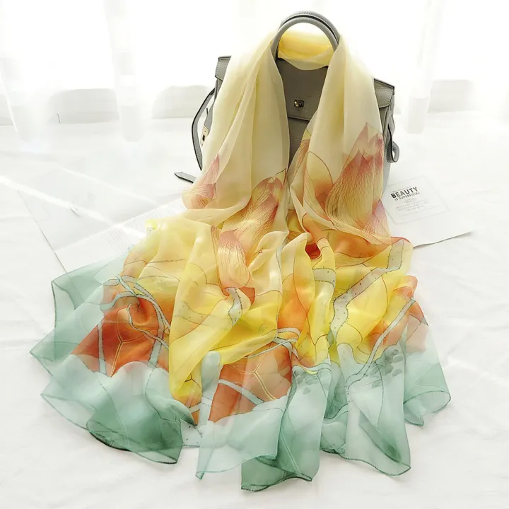 Shawl%20Sunscreen%20Scarf%20Mother's%20High-Grade%20Oversized%20Scarf%20Summer%20Lotus%20Scarf%20Beach%20Towel%20Thin%20Scarf%20-%20Image%206
