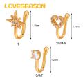 【Must-Have Accessories】 Loveseason Nose Clip Delicate Non Pierced Nose Rings.
