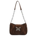 Aesthetic bow, new spring and summer trend, sweet and cool, personality casual chain, armpit, shoulder crossbody, handbag, bag women.