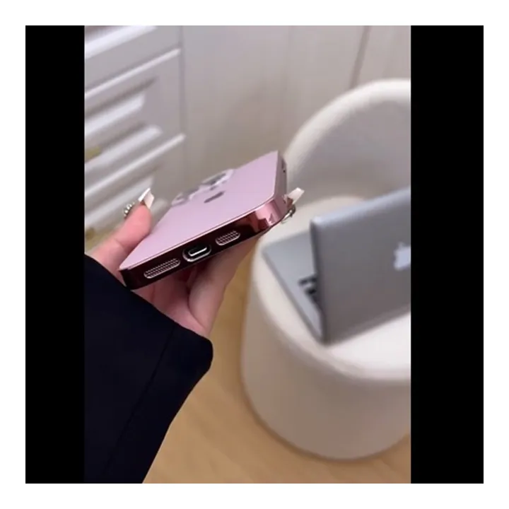 Premium%20Titanium%20Glass%20Pink%20Iphone%20Case%20Cover%20For%20Iphone%2011,12,13,14,15%20Pro%20&%20Pro%20Max%20Series%20-%20Image%207