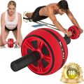 Ab Roller Wheel Exercise Abdominal Roller Home Exercise-User Capacity-150KG. 