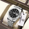 POEDAGAR 910 / Rolax Luxury Stainless steel Wrist Watch For Man - Waterproof Men Watch Quartz - Stainless Steel Men's Watch - Stainless steel Watch for Time Lovers.